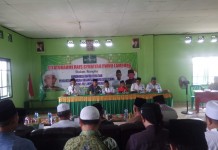 Penuh Keakraban, Silaturahim Rais Syuriyah PWNU Lampung