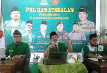 Kader Ansor Banser Lampung Tengah Ikuti PKL dan Susbalan