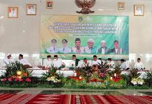 Songsong Muktamar ke-34 NU, Rais Syuriah PCNU se Lampung Doa Bersama Untuk Keselamatan Bangsa