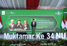 Sejarah Mencatat, Muktamar ke-34 NU di Pesantren Darussa’adah Lampung Tengah di Buka Presiden Joko Widodo