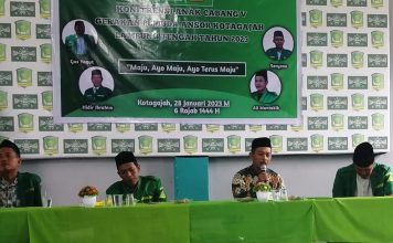 PAC GP Ansor Kotagajah Gelar Konferensi Anak Cabang ke V