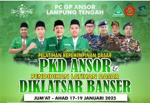 PC GP Ansor Lamteng Akan Gelar PKD dan Diklatsar Banser di Seputih Mataram