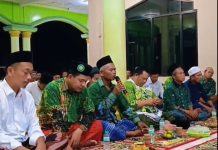 MWC NU Seputih Agung Lailatul Ijtima’ di Ranting NU Dono Arum