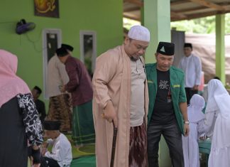 KH. Muhayat Sampaikan Tausiyah dan Penguatan Aqidah Aswaja pada Khataman Al-Qur’an 30 Juz Binnadzor di Rumah Qur’an Muh Abrori Totokaton