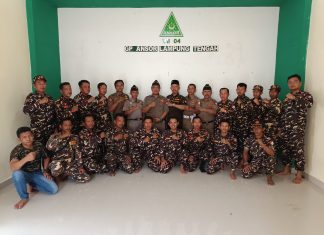 Satkorcab Banser Lampung Tengah Gelar Kopi Darat Bersama Satkoryon