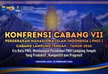 Hari ini, Konfercab ke VII PMII Cabang Lampung Tengah