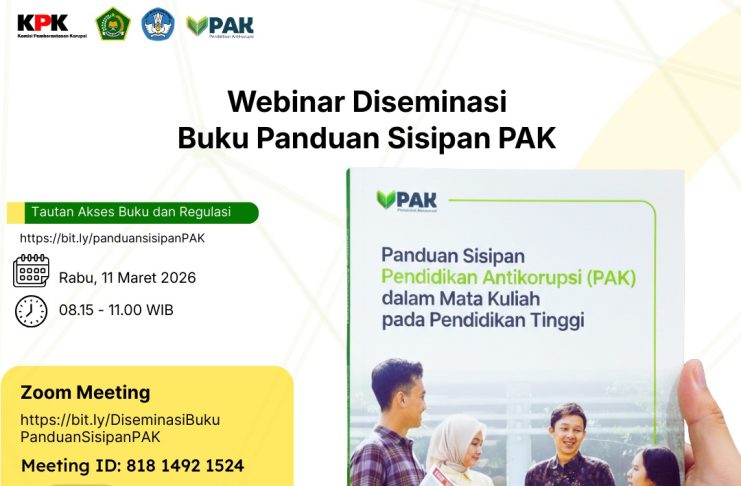 STISDA Lamteng Ikuti Diseminasi Buku Panduan Sisipan Pendidikan Anti Korupsi
