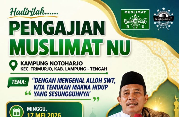 Hari ini, Pengajian Muslimat NU Notoharjo
