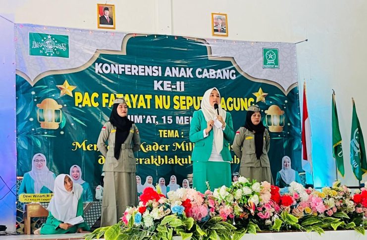 PAC Fatayat NU Seputih Agung Gelar Konferensi Anak Cabang ke-2