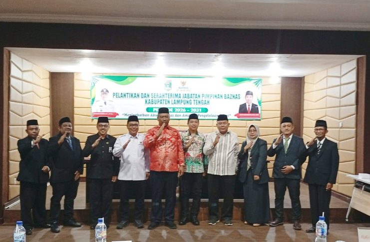 Inilah Pimpinan BAZNAS Lampung Tengah Periode 2026 – 2031
